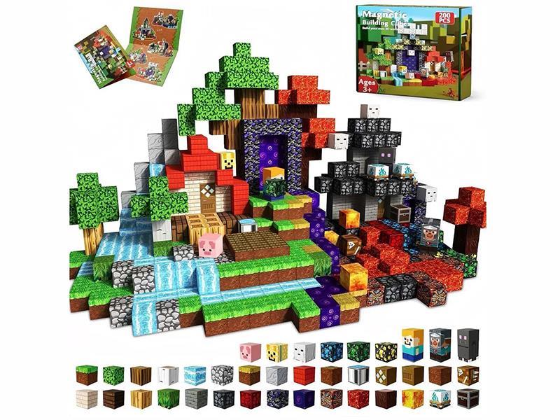 Magnetic Cube Building Blocks 200pcs