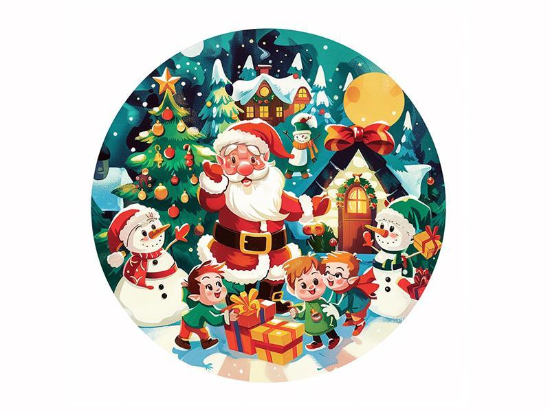 70PCS Christmas Puzzle