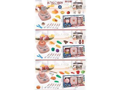 Fun House Play Kitchen Set 19Pcs