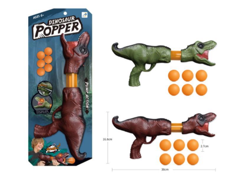 Dinosaur Air Power Ejection Gun With Light And Sound