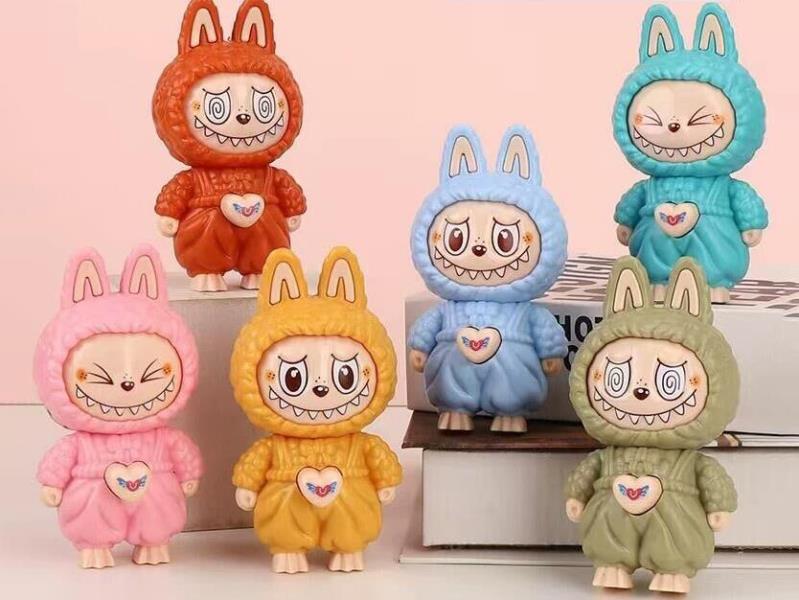Labube Face Change Doll Key Chain