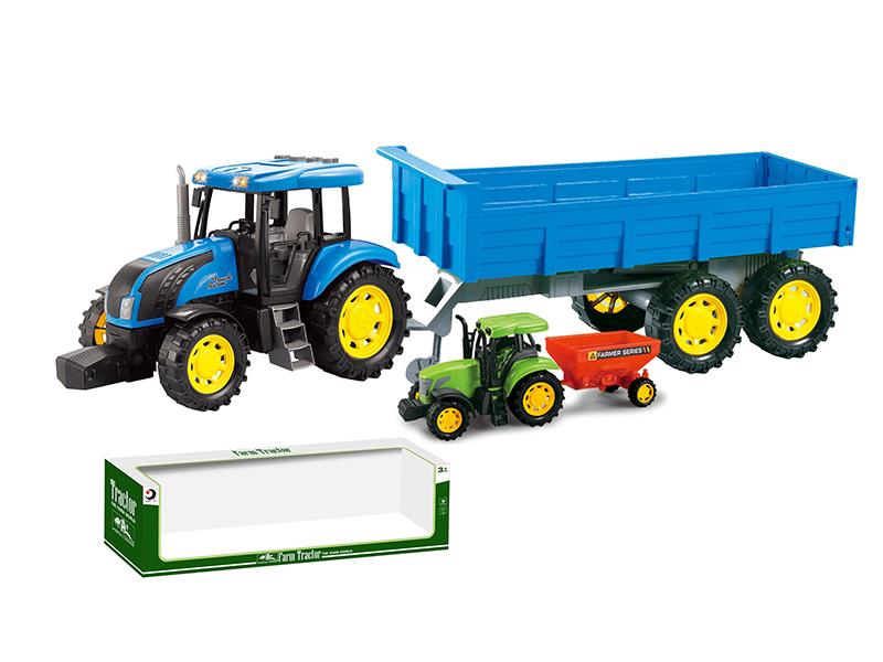 Friction Farm Tractor With Light And Music