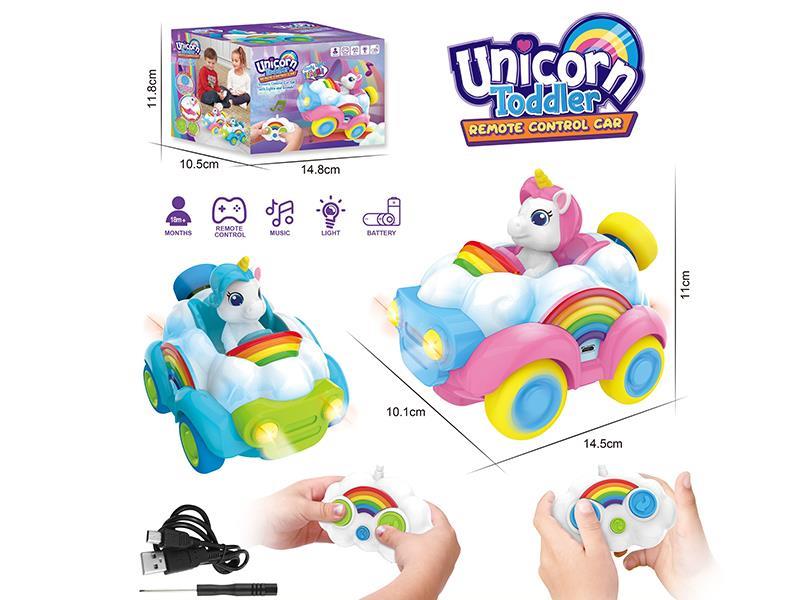 2.4G Unicorn Remote Control Car With Lights And Music