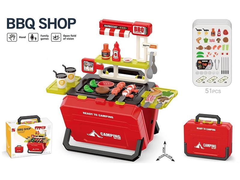 BBQ Play Set Suitcase(Red)