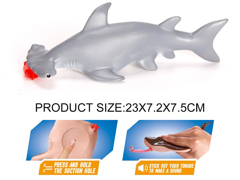 Vinyl Model Hammerhead Shark(Pinch And Out Tongue)