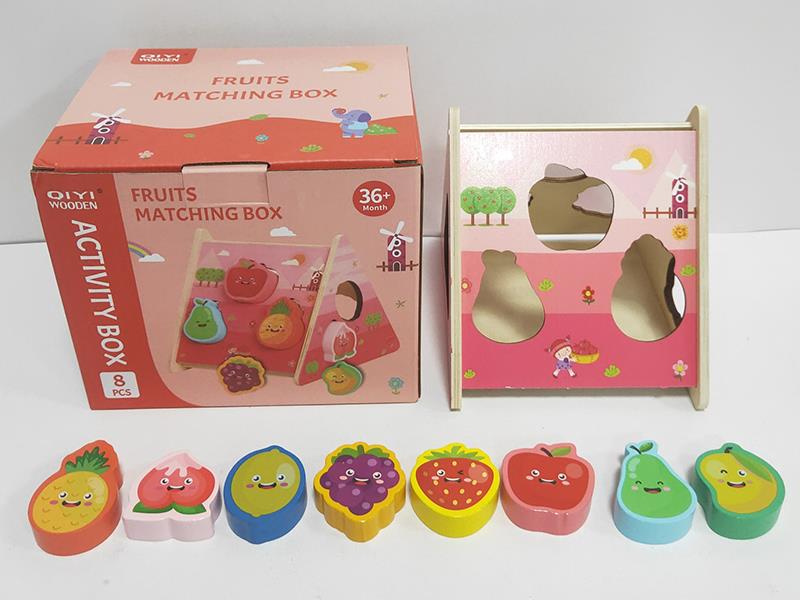 Fruits Matching Building Blocks Box
