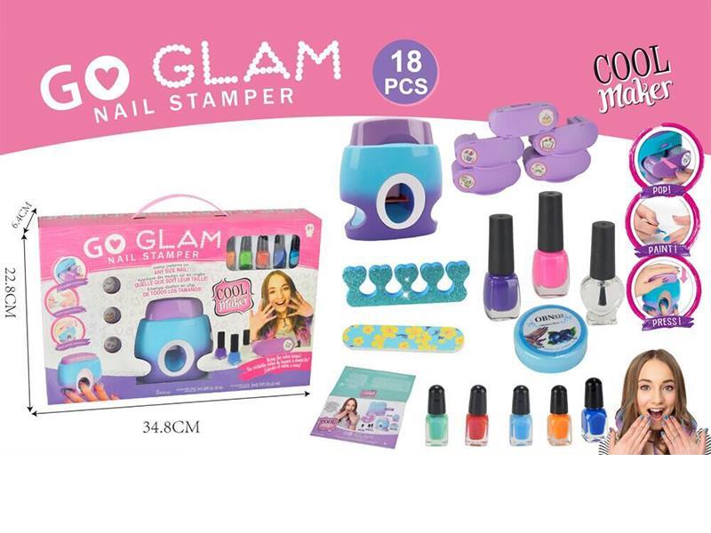 DOY Printing Nail Press Machine + Nail Polish Set