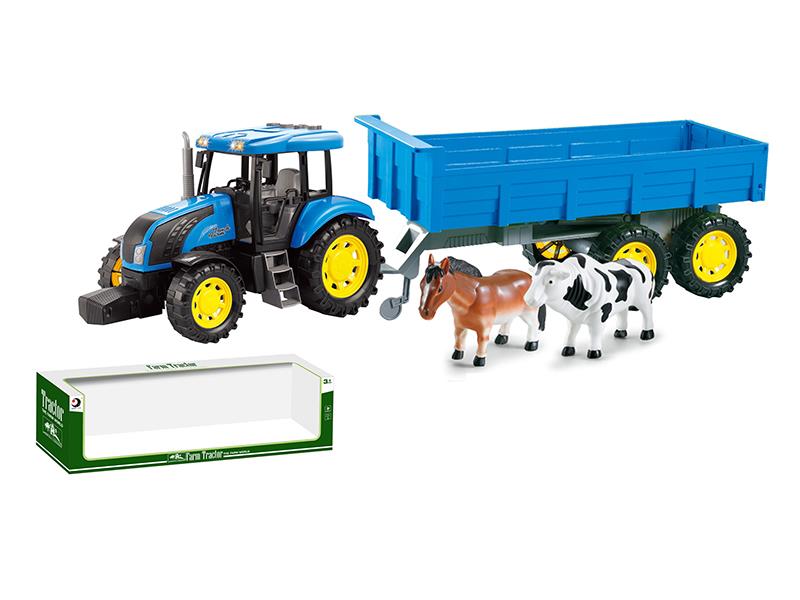 Friction Farm Tractor With Light And Music