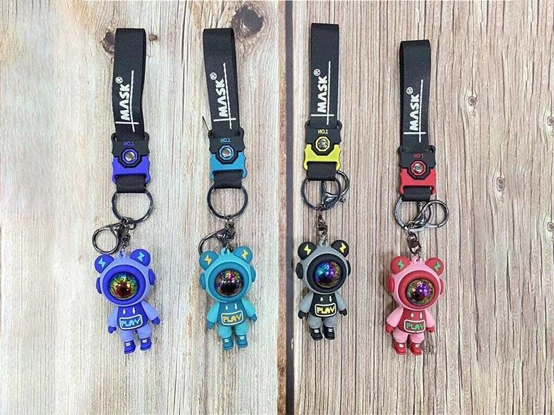 Lightning Bear Keychain