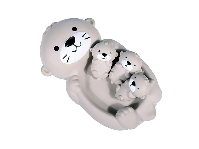 Baby Bath Toys Otter Set