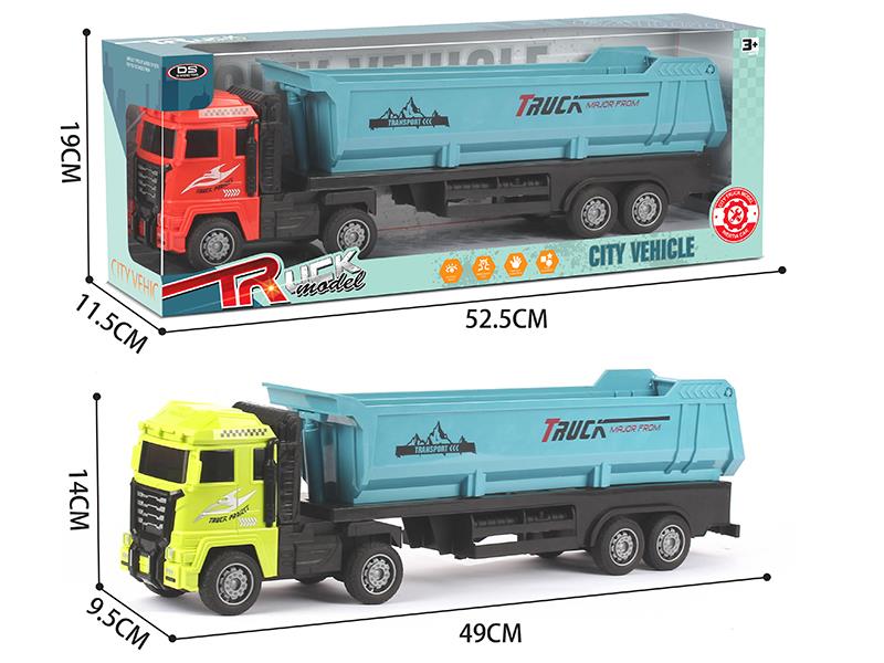 Outsize Friction Dump Truck