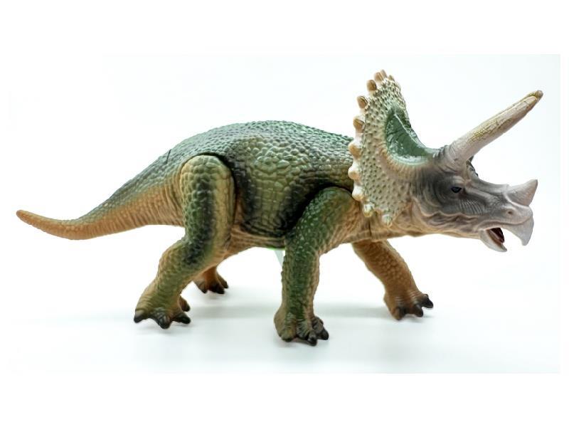 Hollow Triceratops With Sound - Green (Joints Movable)