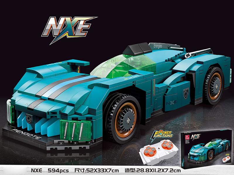 1:16 NXE Car Model Building Blocks(Remote Control&Bluetooth)594PCS