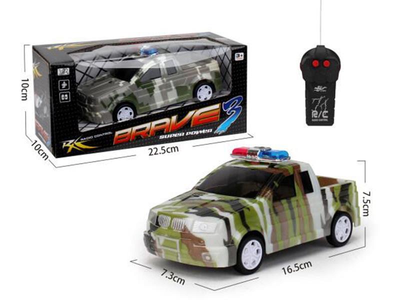 1:22 2CH Radio Control Pickup Police Car