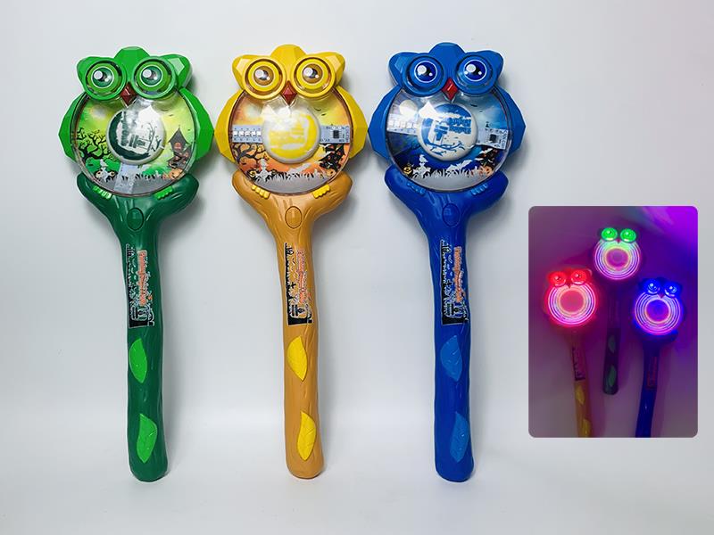 Owl 7 Lights Rotating Flash Stick(Without Music)