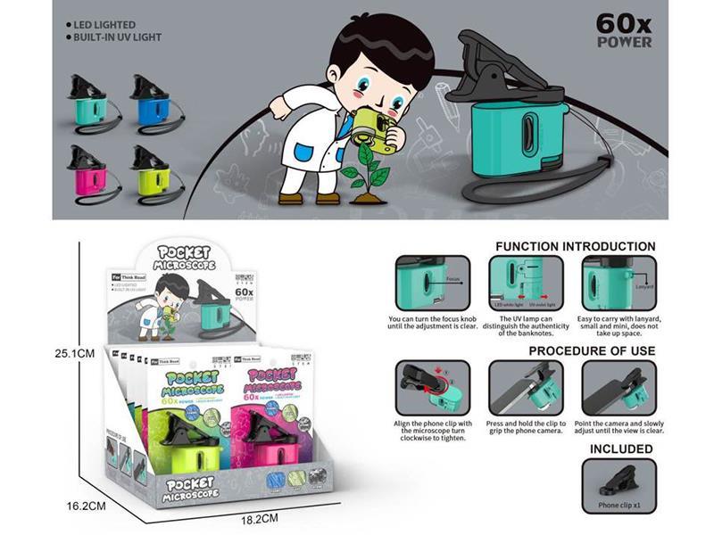 Pocket Microscope 12PCS