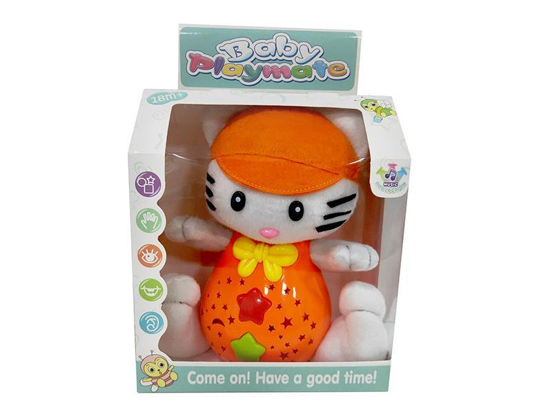 Cartoon Cat With Sound And Light