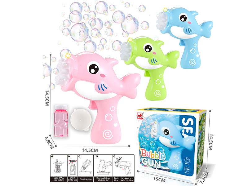 Multi Hole Dolphin Electric Bubble Gun