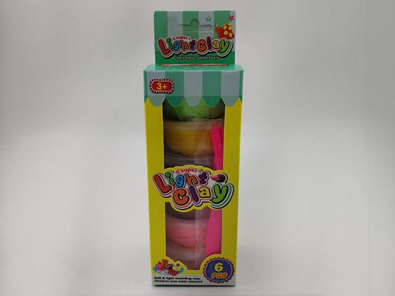 6 Color 20g Light Clay + Three Tools