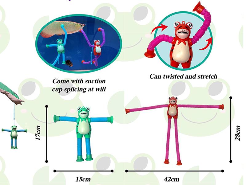 Frog Telescopic Tube Toy