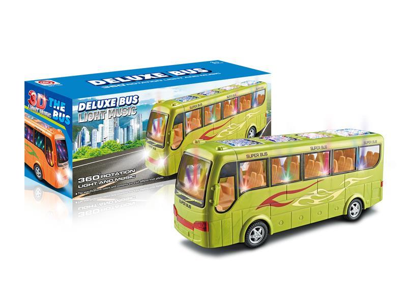 Electric Bus With Lights And Music