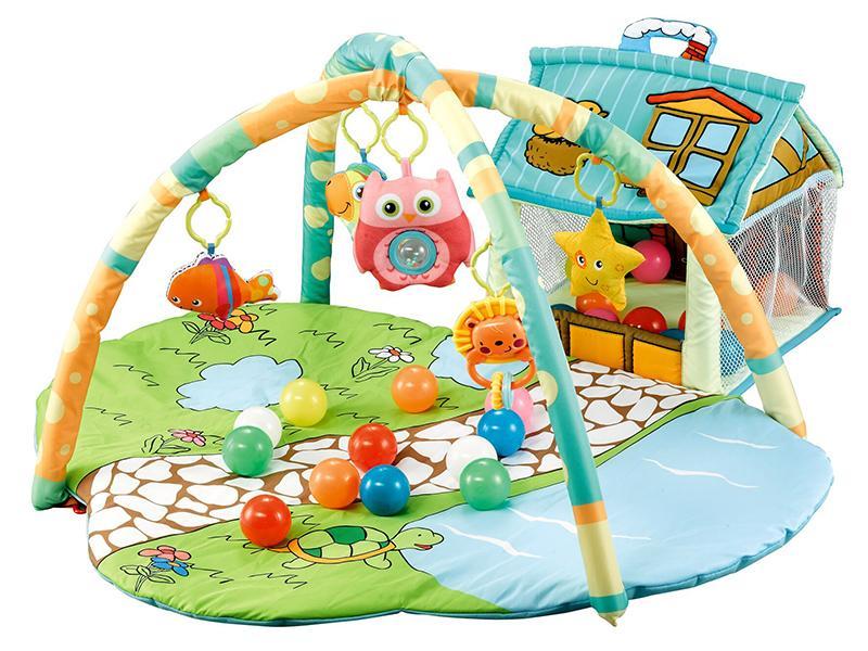 Small House Baby Game Mat  + Ocean Ball