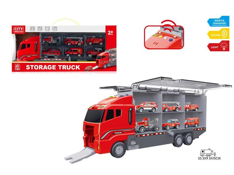1:16 Fire Control Storage Truck With Sound And Light