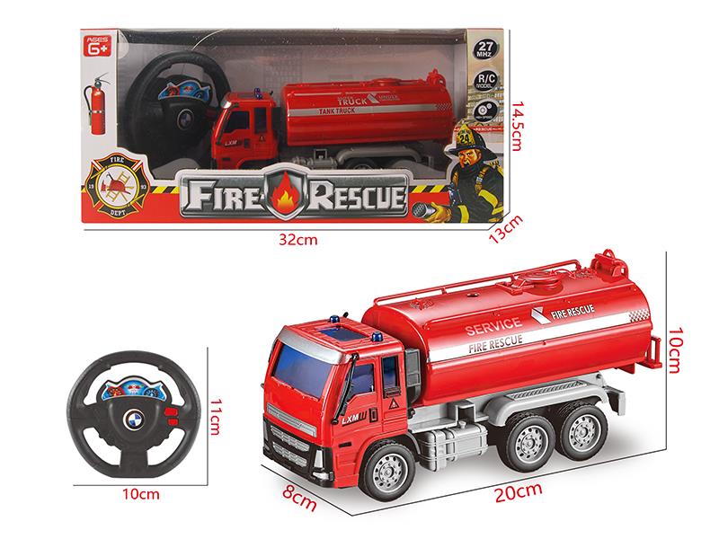 2-Channel Remote Control Fire Tanker