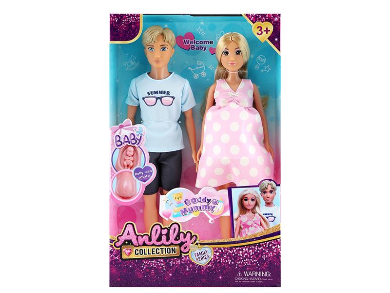 Anlili 11.5-inch Realistic Pregnant Doll