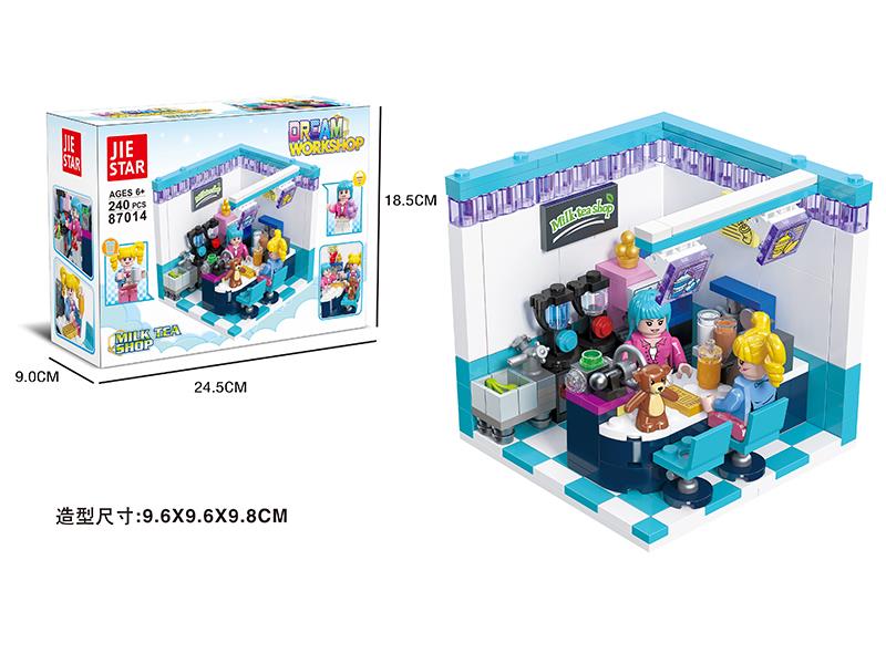 Dream Work Shop Building Blocks - Milk Tea Shop 240pcs