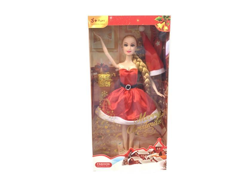 11" Solid Christmas Doll