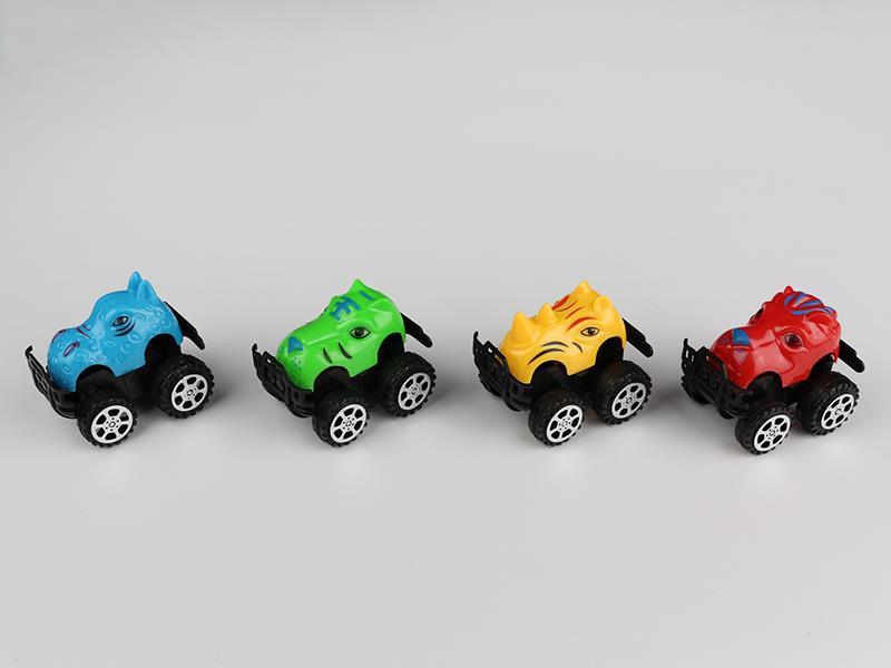 Pull Back Solid Color Off-Road Animal Car