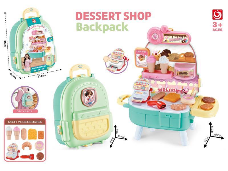 Supermarket Candy Backpack Suitcase (Three-In-One Transformation)