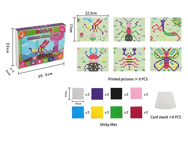 Diy Mosaic Building Block Puzzle-Insect