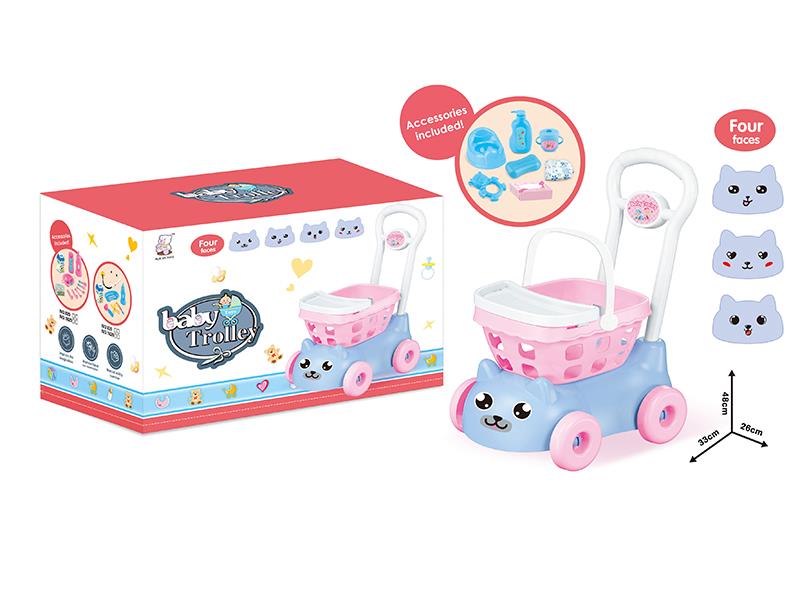 Mini Shopping Cart With Accessories