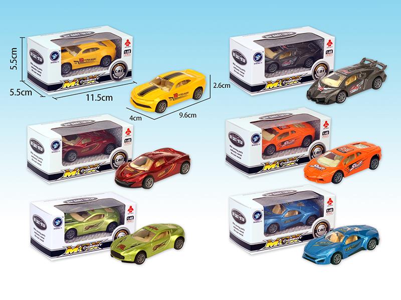 1:48 Pull Back Alloy Race Car