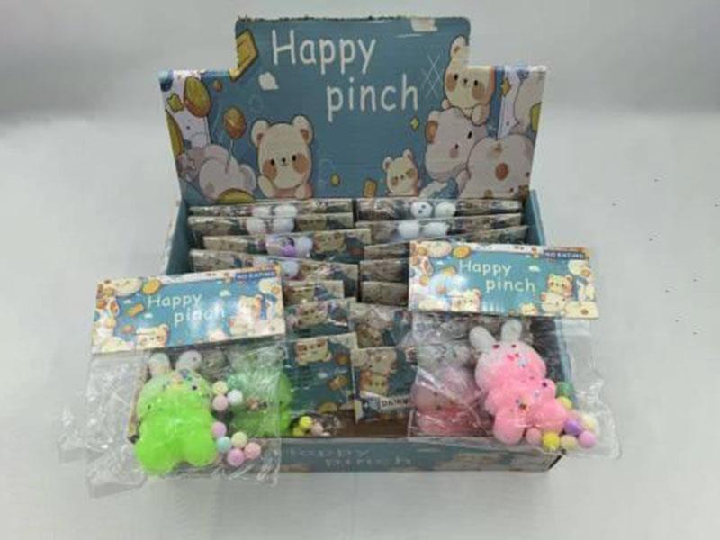 Pinching Fun: A Two-Color Rabbit With A Card Head