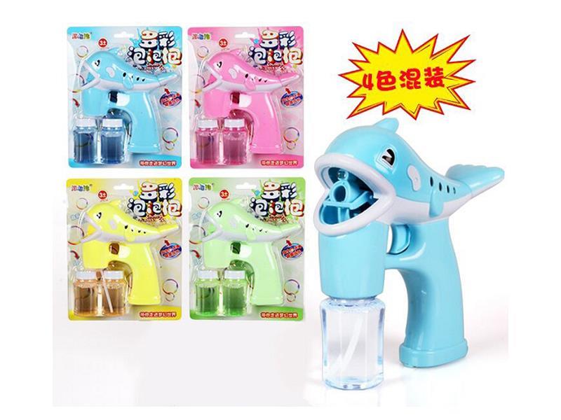Dolphin Bubble Gun With Light Music