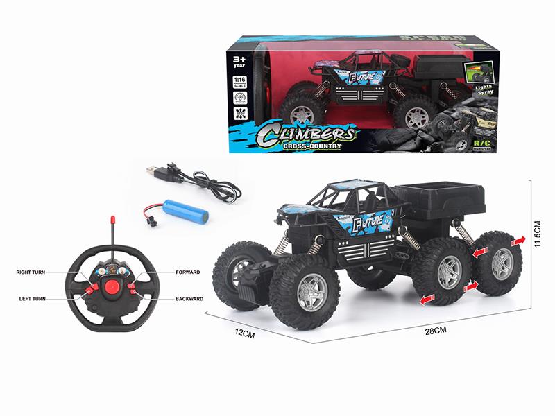 1:16 Remote Control 6-Wheel Climbing Off Road Vehicle