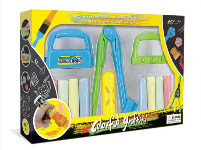 Chalk Colorful Graffiti Set 12pcs