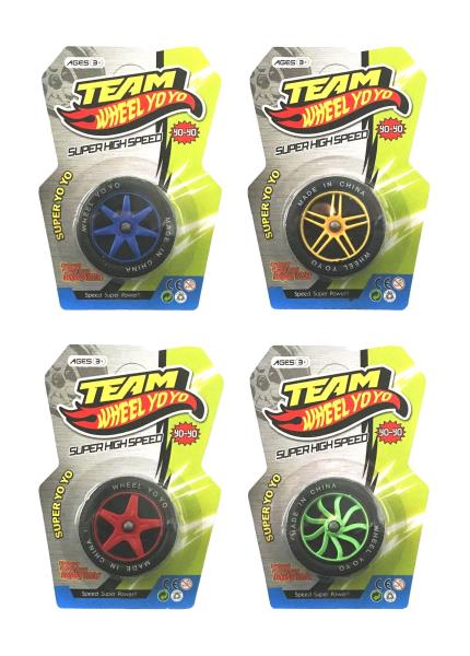 Solid-Color Wheel-Net Tire Yo-Yo (4 Styles)