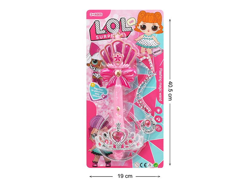 Crown Magic Wand + Crown Necklace