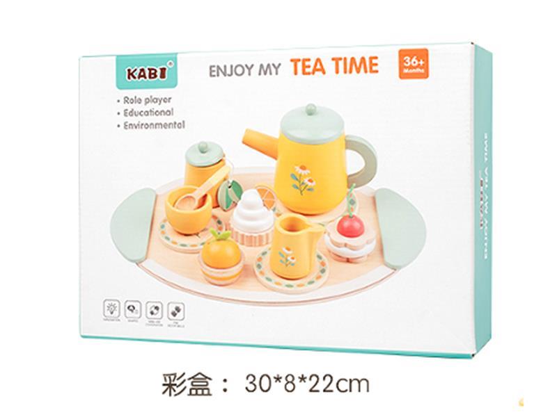 Wooden Afternoon Tea Set