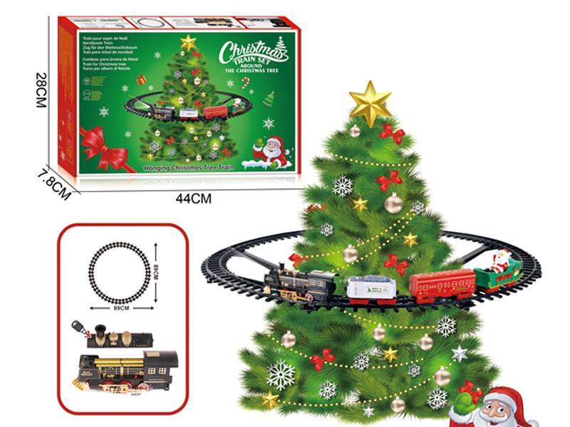 Hanging Christmas Tree Track Train