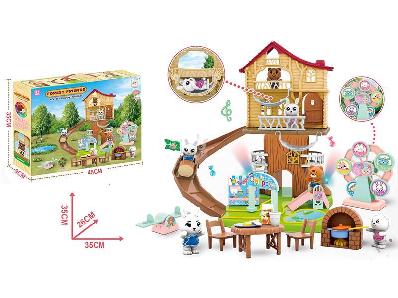 Forest House Track Amusement Park