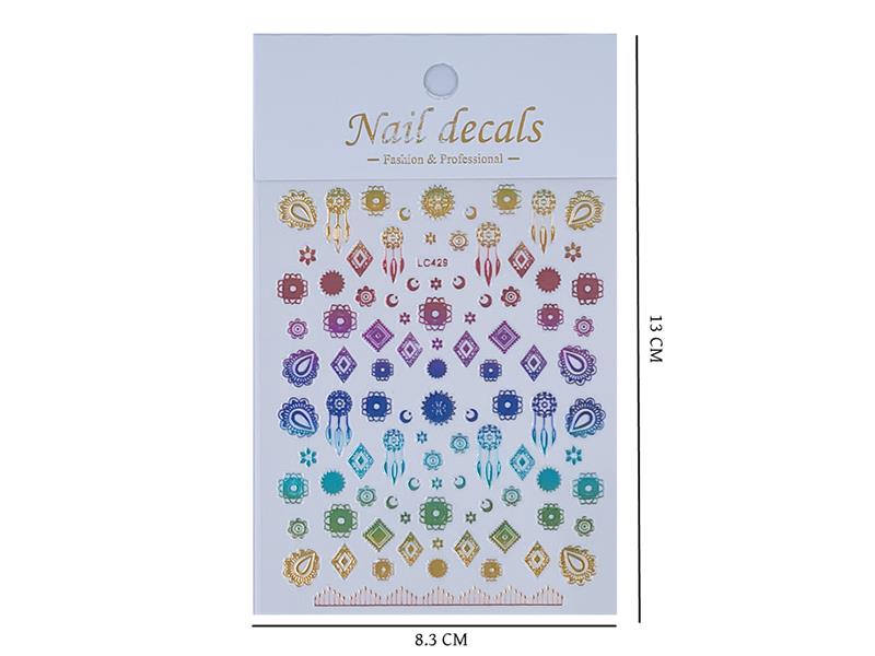 3D Laser Nail Stickers