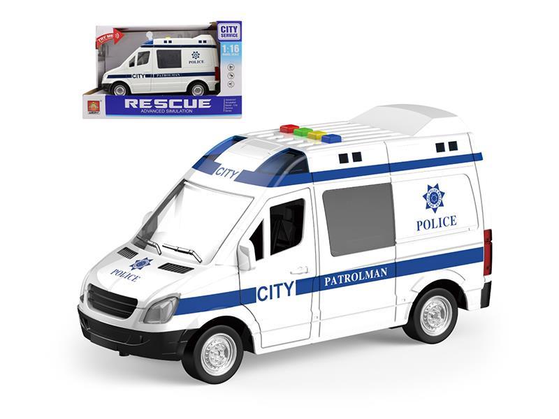 Friction Police Car (With light and music)