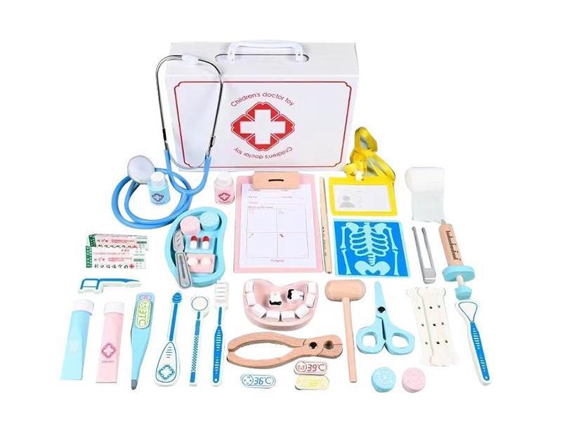 Wooden Doctor Play Set 43pcs