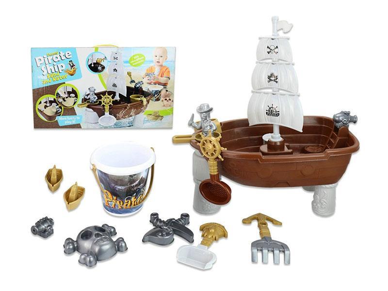 Beach Toy Pirate Ship Set