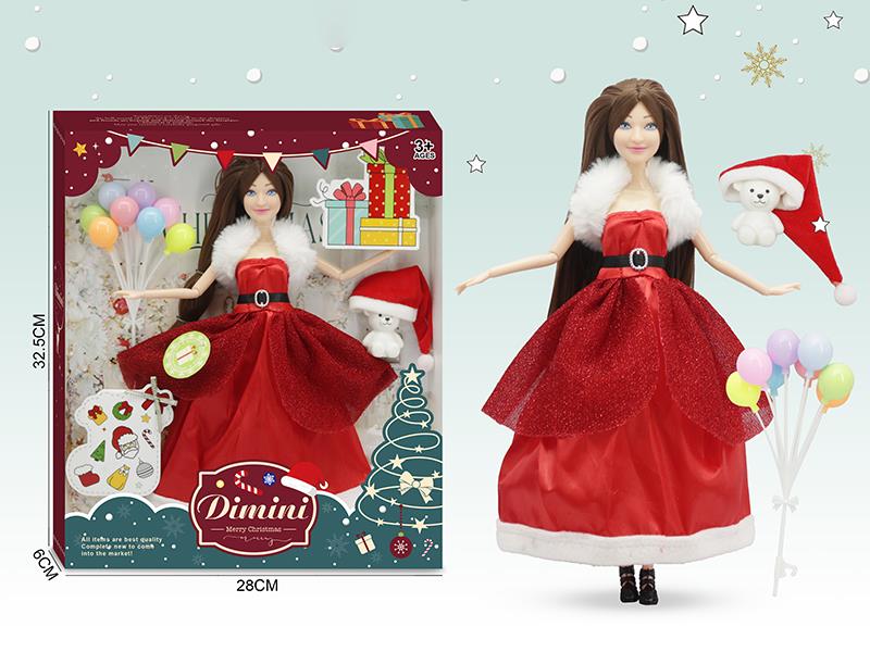 11.5 Inch Joints Body Christmas Doll